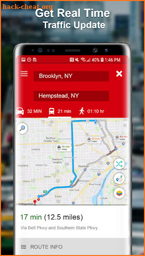 Live Map Traffic Updates: Transit Route Streetview screenshot