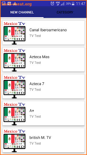 Live Mexico television screenshot