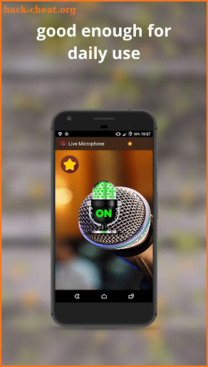 Live Microphone, Mic announcement screenshot