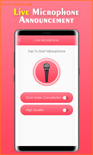 Live Microphone – Mic Announcement & Speaker screenshot