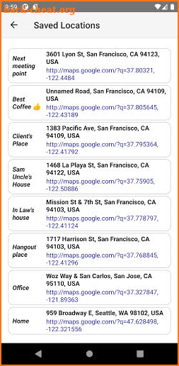 Live Mobile Location and Address screenshot