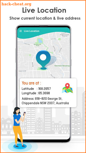 Live Mobile Location & Find Distance screenshot