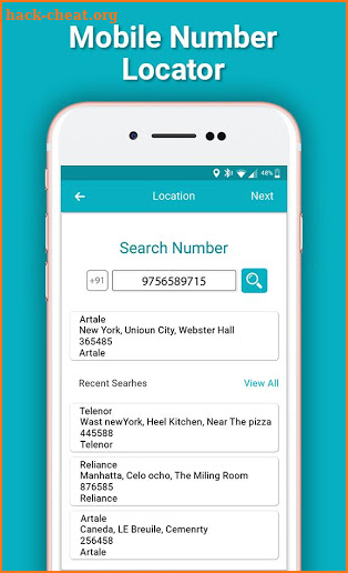 Live Mobile Location : Number Location Finder screenshot