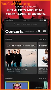 Live Nation At The Concert screenshot