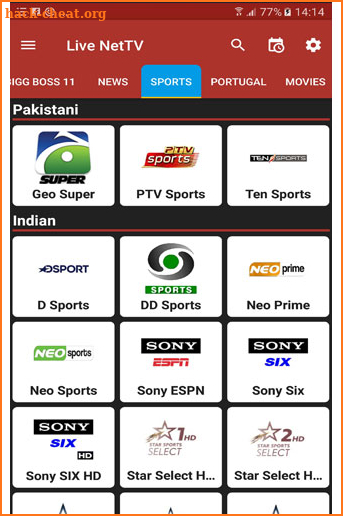 Live Net TV 2021 Live TV Guide All Live Channels screenshot