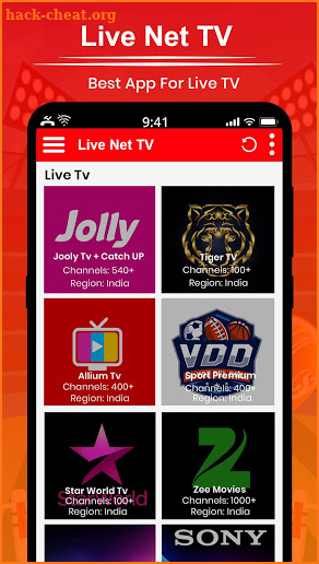 Live Net TV - Free Live Net Tv Sports Guide screenshot