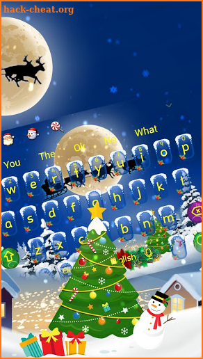 Live Night Magic Santa keyboard screenshot
