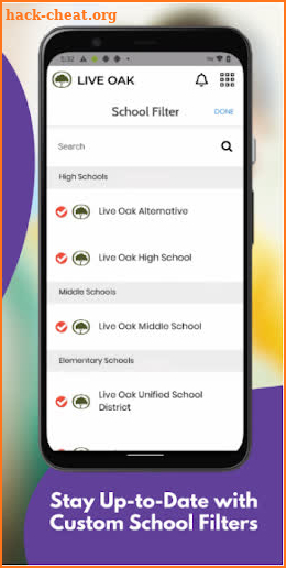 Live Oak Unified School District screenshot