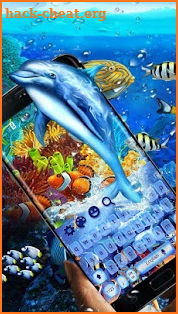 Live Ocean Dolphin Keyboard Theme screenshot