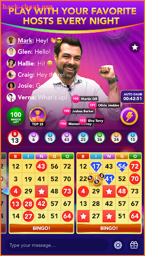 Live Play Bingo - Bingo with real live video hosts screenshot