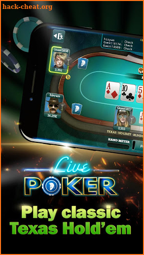 Live Poker Tables–Texas holdem and Omaha screenshot