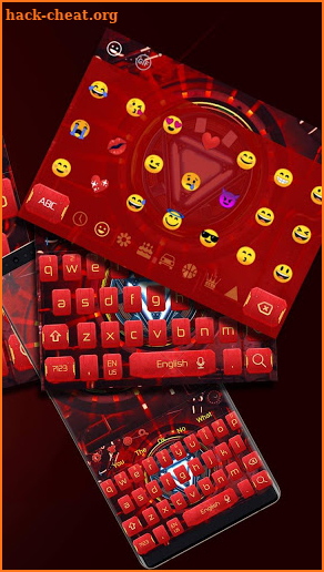 Live Red Reactor Launcher Keyboard screenshot