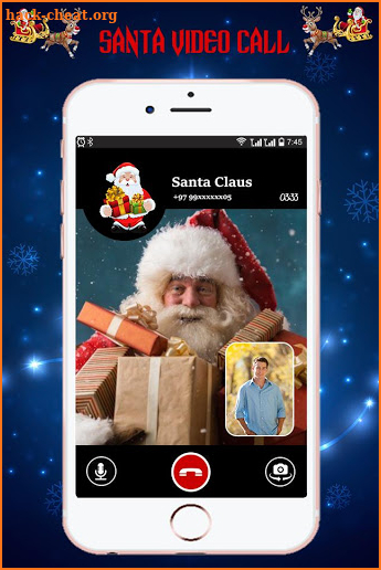 Live Santa Claus Video Call / Santa Video Call screenshot