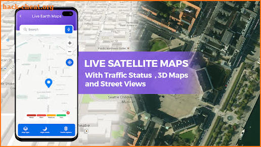 Live Satellite View - World Map 3D, Earth Map HD screenshot