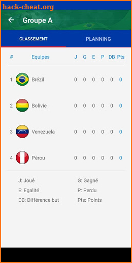 Live score Brazil 2019 screenshot