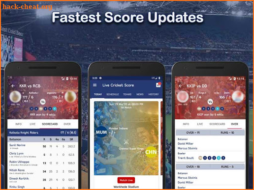 Live Score for IPL 2020 - Live Cricket Score screenshot
