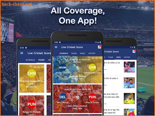 Live Score for IPL 2020 - Live Cricket Score screenshot