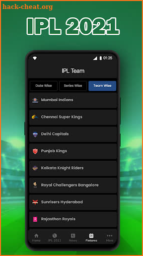 Live Score for IPL 2021 - Live Cricket Score screenshot