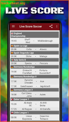 Live Scores ⚽ Soccer Sport Football Match Results screenshot