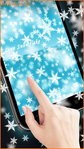 Live Snow Flake Keyboard screenshot