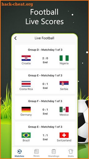Live Soccer TV - Scores, Stats, Streaming TV Guide screenshot