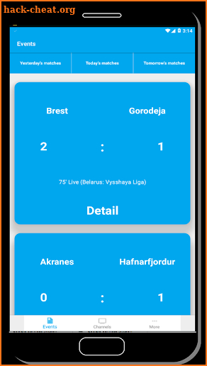 Live Sport Score screenshot