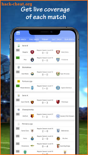 Live Sports Scores-football live,soccer news screenshot