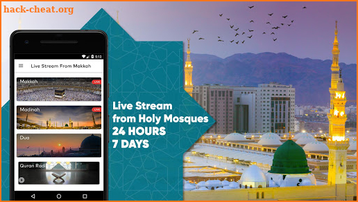Live Stream from Makkah and Madinah, 24 / 7 online screenshot