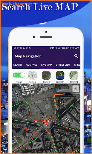Live Street View and Live Eath map 2018-Gps Map screenshot
