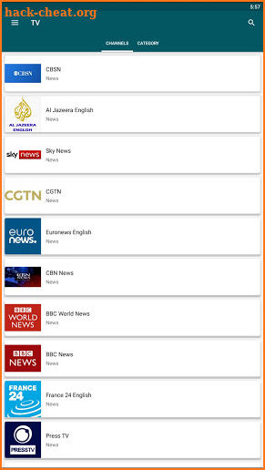 Live Television Channels on Mobile screenshot