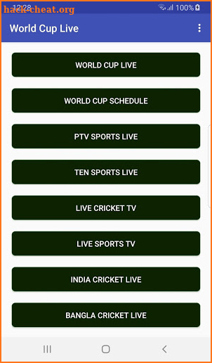 Live Ten Sports Cricket World Cup screenshot