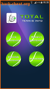 Live Tennis Scores & Updates - Total Tennis Info screenshot