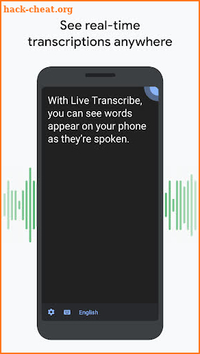 Live Transcribe screenshot