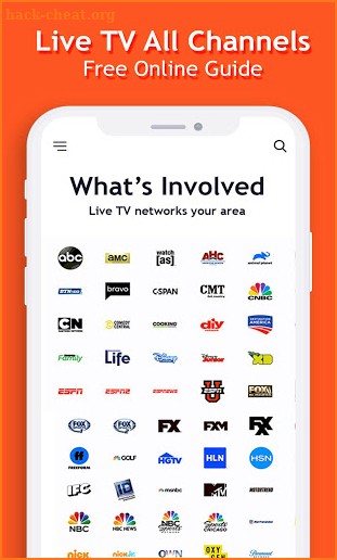Live TV All Channel Free Online Guide screenshot