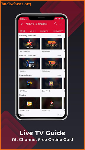 Live TV All Channel Free Online Guide 2020 screenshot