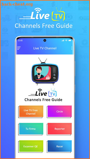 Live TV All Channels Free Guide - Live TV Shows screenshot