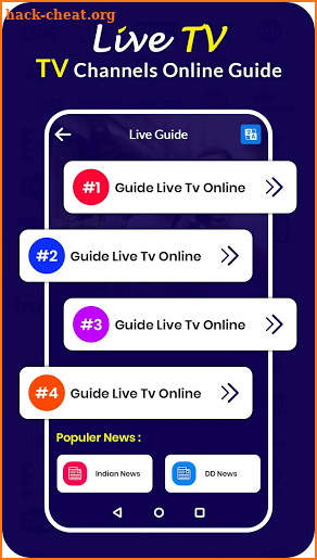 Live TV All Channels Free With Guide screenshot