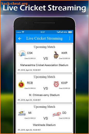 Live TV Cricket Streaming (Free) screenshot
