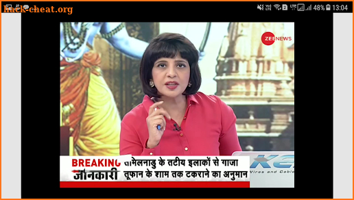 Live Tv Zee News channel screenshot