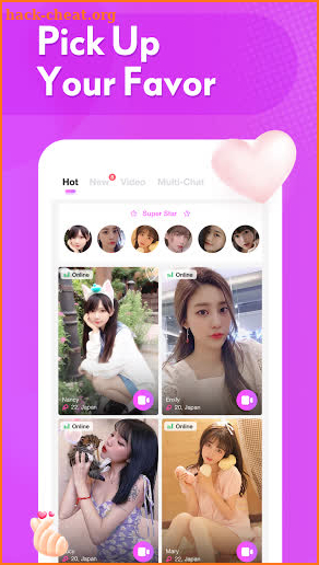 Live Video Azar Chat & Meet New People-Yay Live screenshot