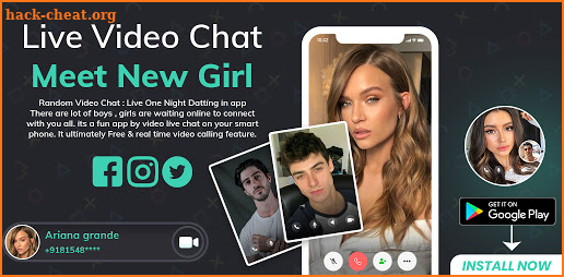 Live Video Chat Video Call Guide Meet New Girl screenshot