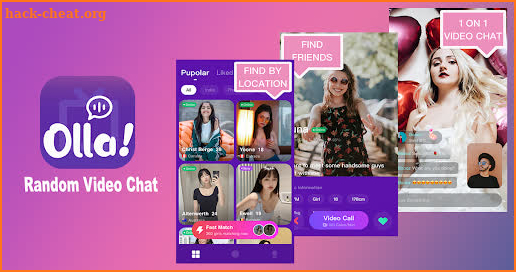 Live Video Omegle Chat&Random Chat Meet-Olla screenshot