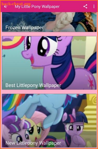 Live Wallpapers Pony HD screenshot