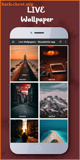 Live Wallpapers - Wounderful App screenshot