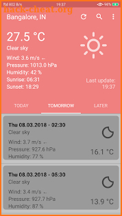 Live Weather Forecast 2018 screenshot