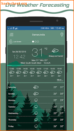 Live Weather Forecast - Daily Local Weather screenshot