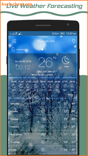 Live Weather Forecast - Daily Local Weather screenshot