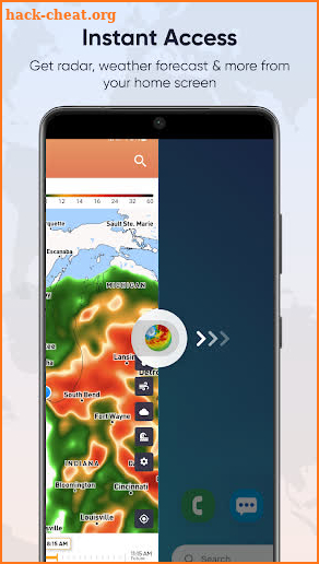 Live Weather Radar Launcher screenshot