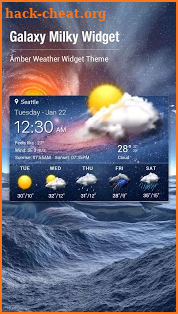 live weather widget accurate screenshot
