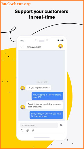 LiveChat Lite - Customer service chat screenshot
